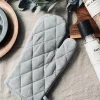 Grillhandske - Grå quilt