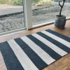 Gulvtæppe i Bomuld - 60x90cm koks / natur