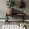 Gulvtæppe Plys - 60x90 Hvid
