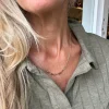 Halskæde Emma 18K forgyldt