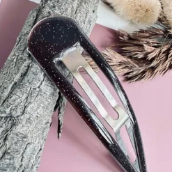 Hårspænde Brown Glitter - 1 stk