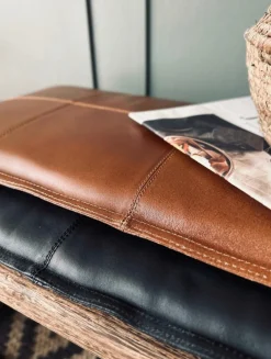 Hynde i læder 120cm - Cognac bøffellæder