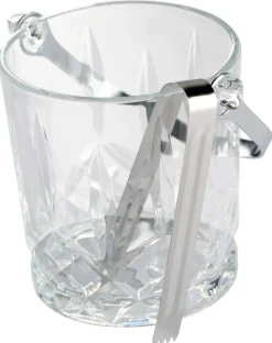 Isspand med 4 glas