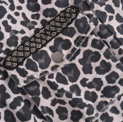 Jakke Leopard Grey