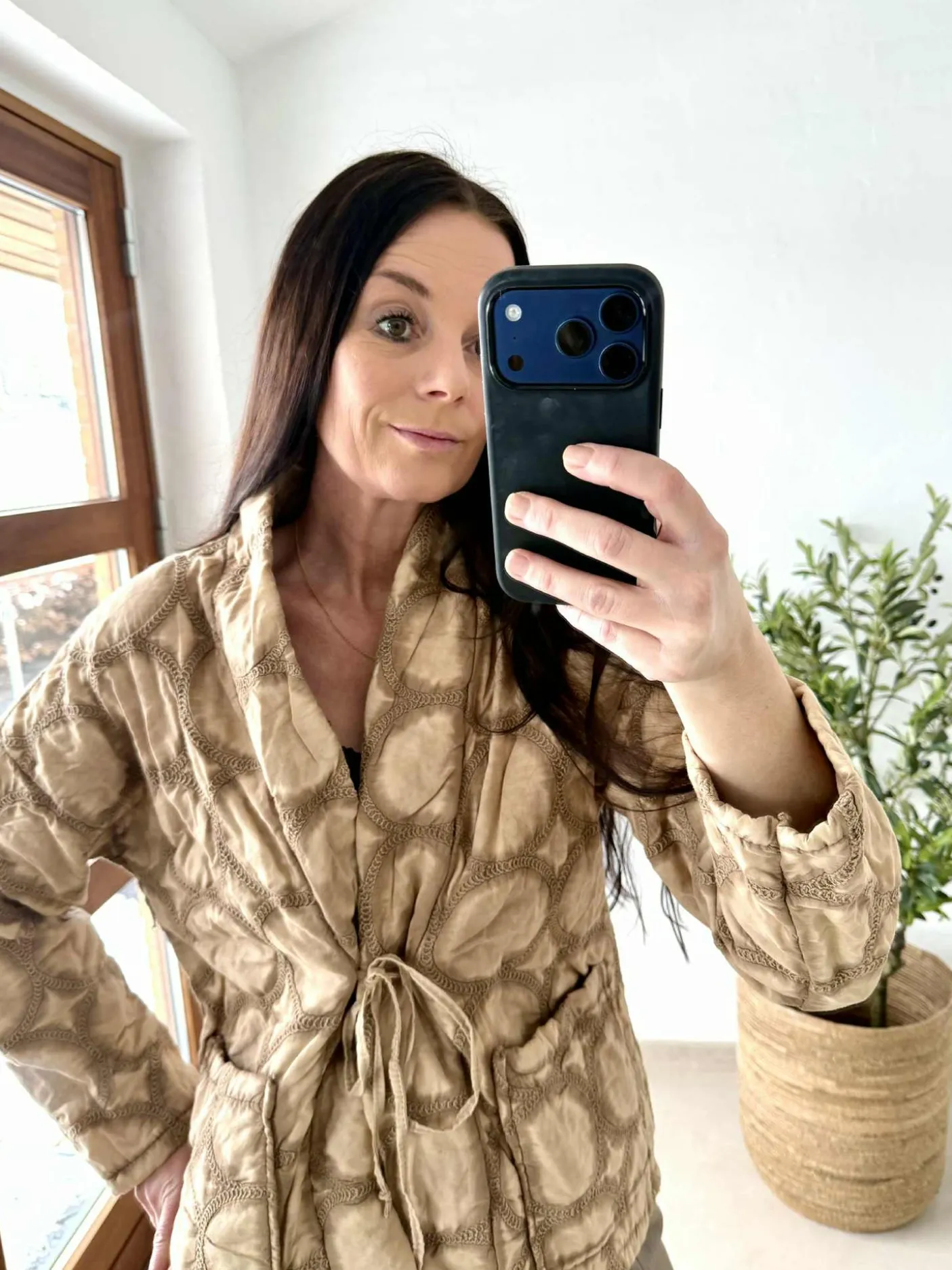 Jakke med broderi - Alison