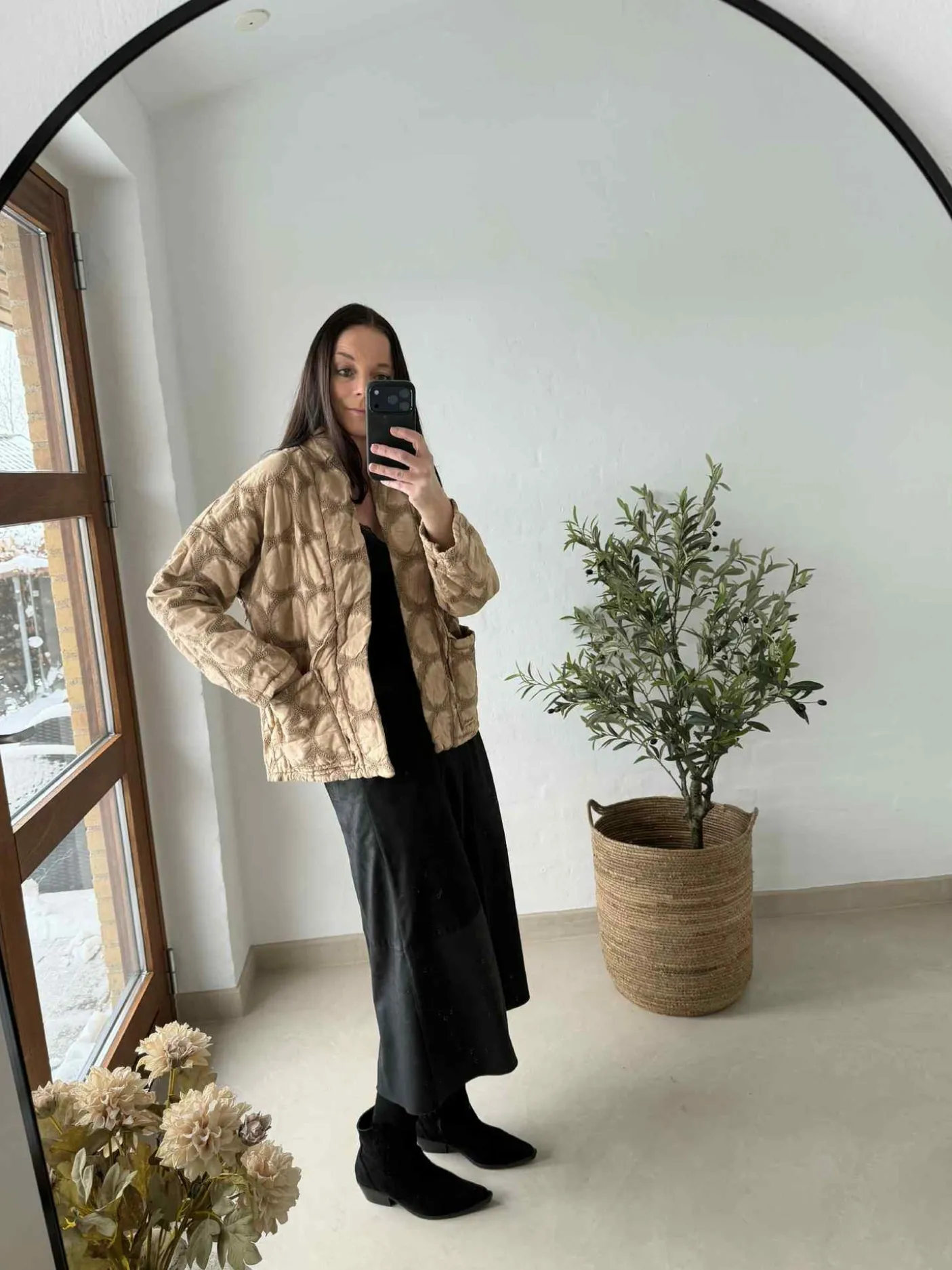 Jakke med broderi - Alison