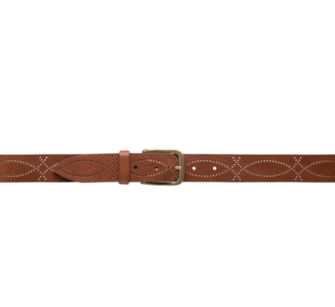 Jeans bælte - Missouri cognac