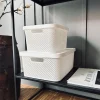 Kasse med låg - Medium VILA WHITE