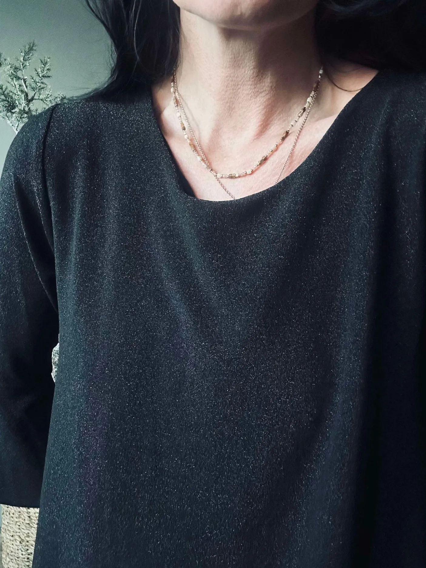 Kjole Sparkle Black