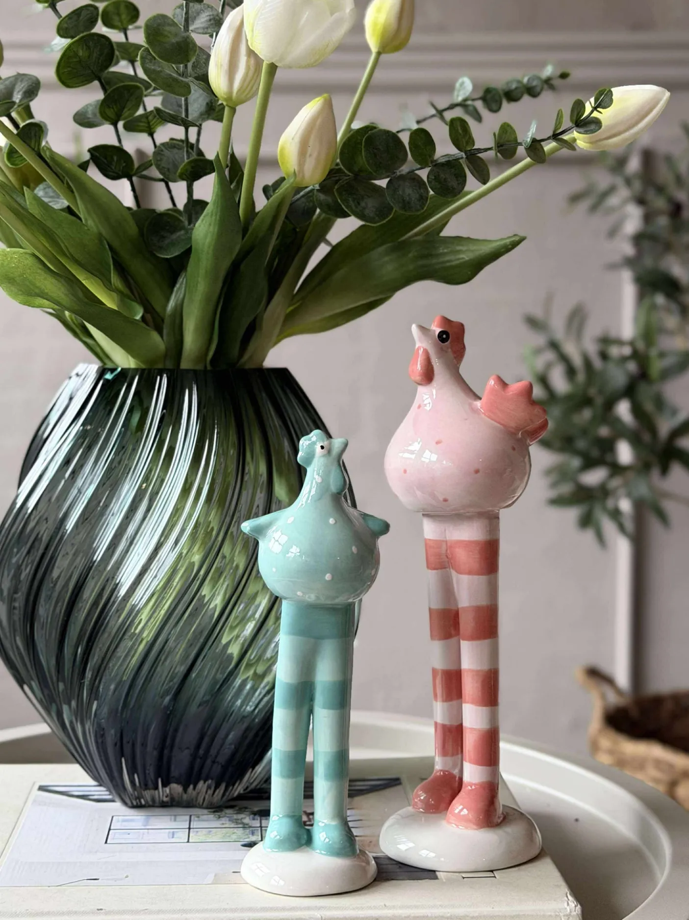 Kylling med lange ben - Pink