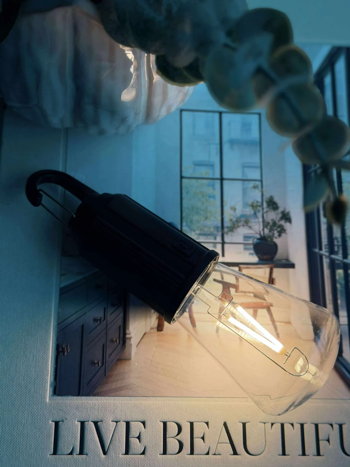 Lampe genopladelig