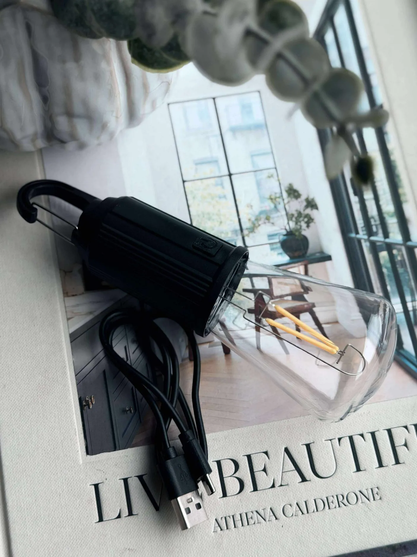 Lampe genopladelig