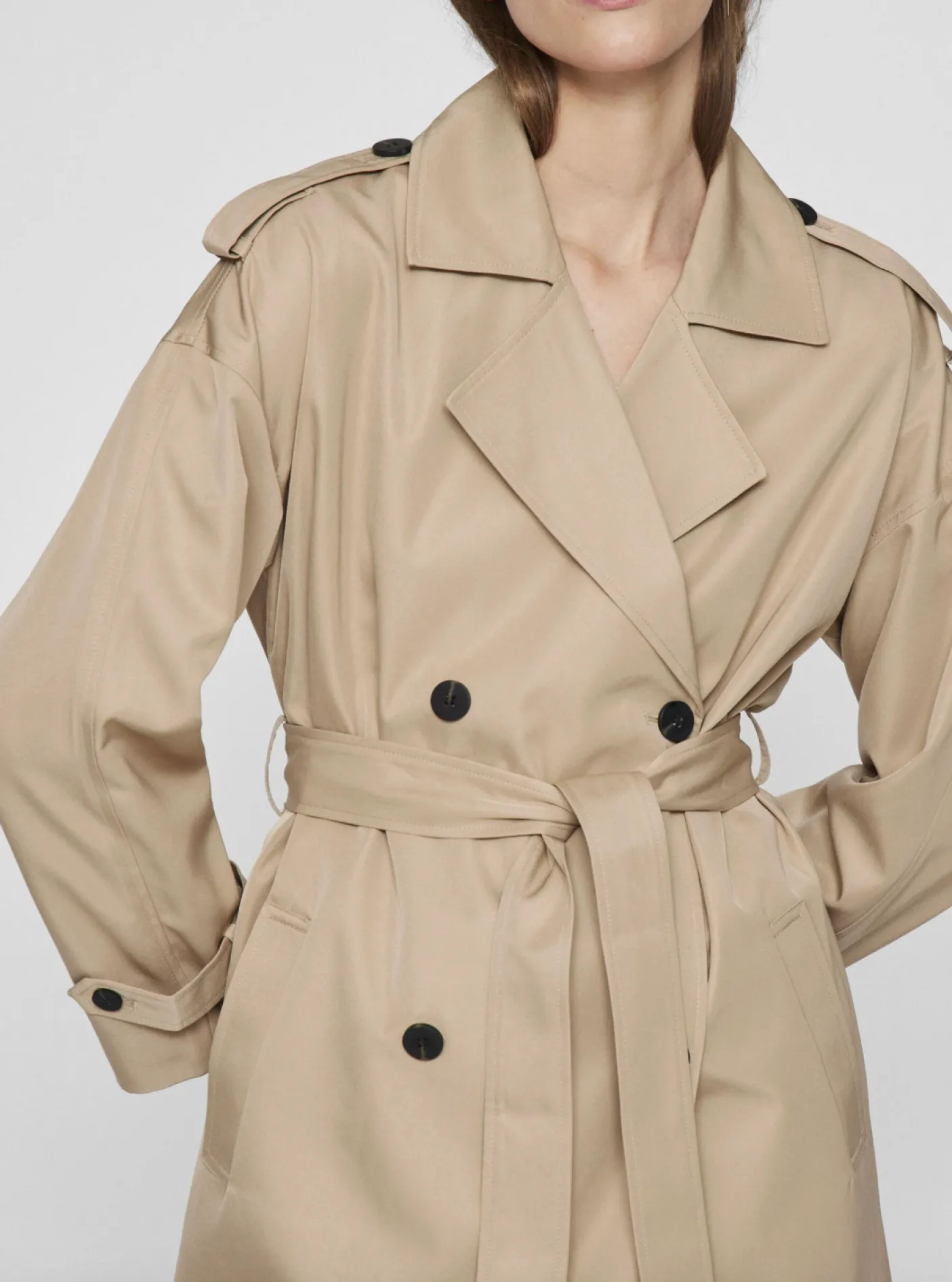 Lang trenchcoat - Savannah Tan
