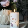 LED Bloklys Flower TWINKLE - 12,5cm