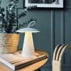LED Bordlampe genopladelig – Hvid - Virker inde og ude