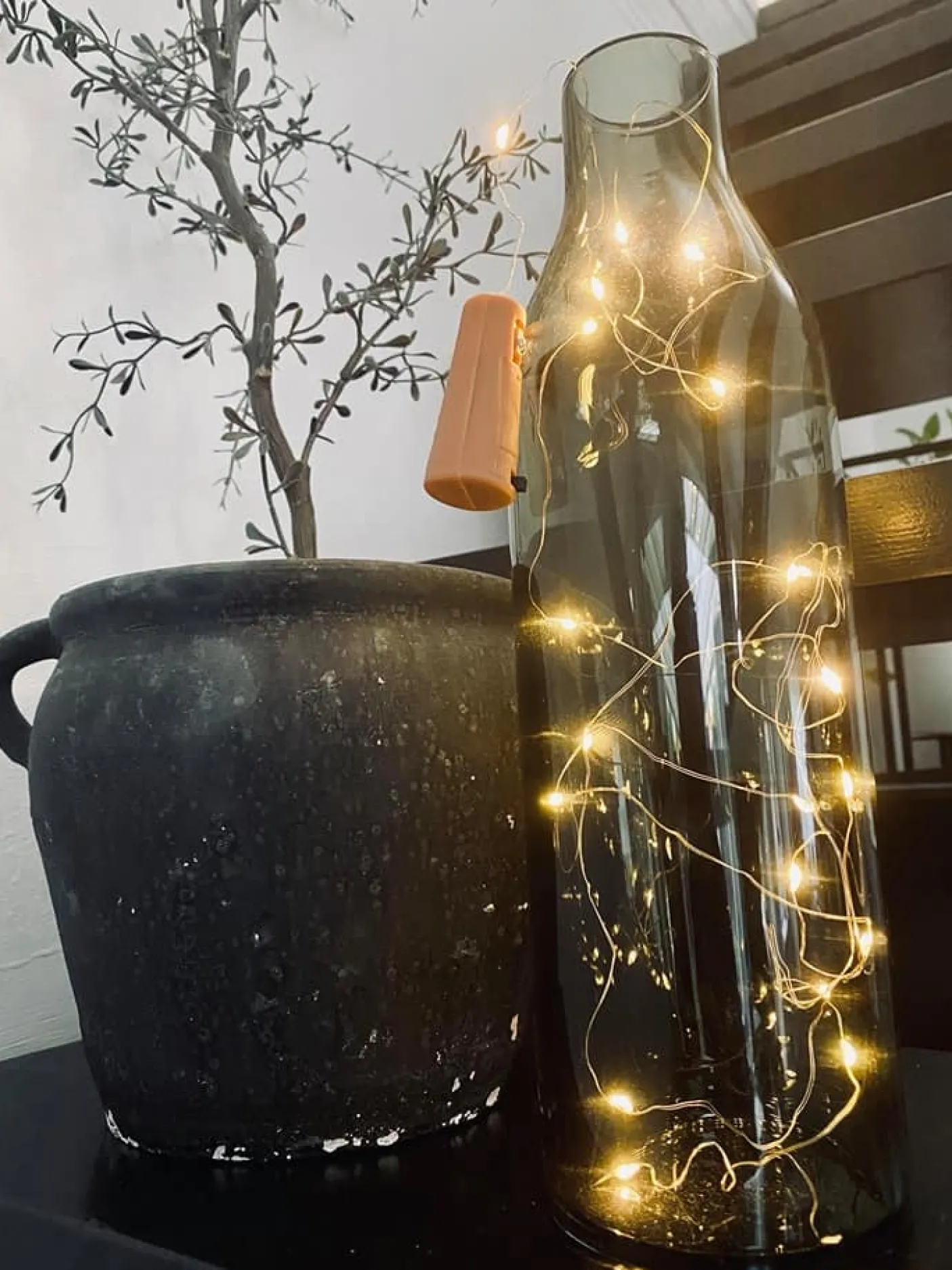 LED Lyskæde med prop (75 cm)