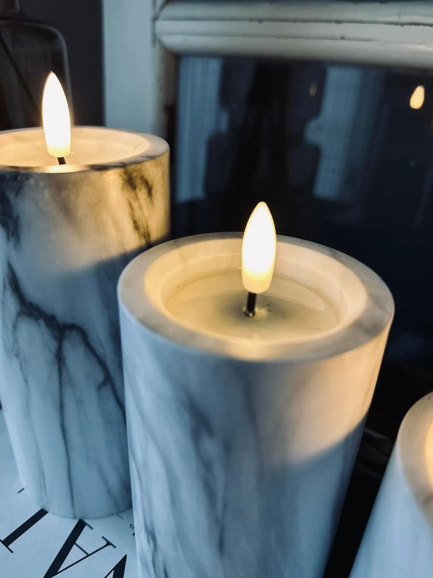 LED marmor Grå 10cm