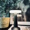 LED Touch Bordlampe genopladelig - Sort