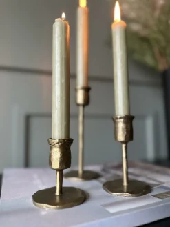Lysestage – Gold 16 cm