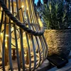 Lyskæde med 60 led lys - solceller - Ekstra kraftig