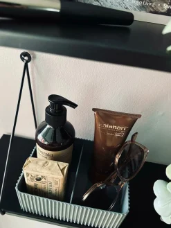 Makeup organiser med opdeling – Grå