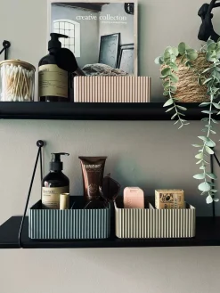 Makeup organiser med opdeling – Grå
