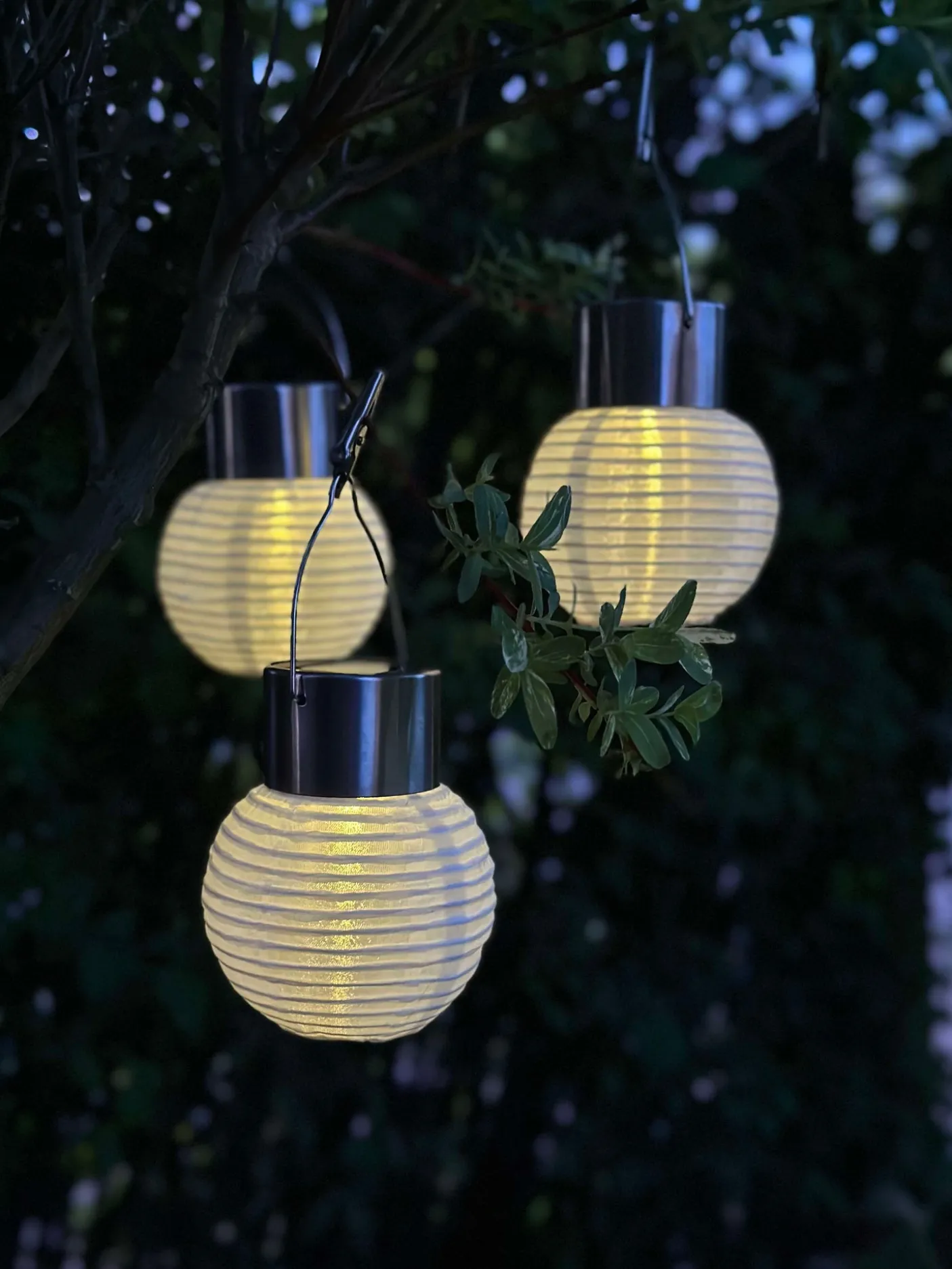 Mini lamper med solar - 3 stk.