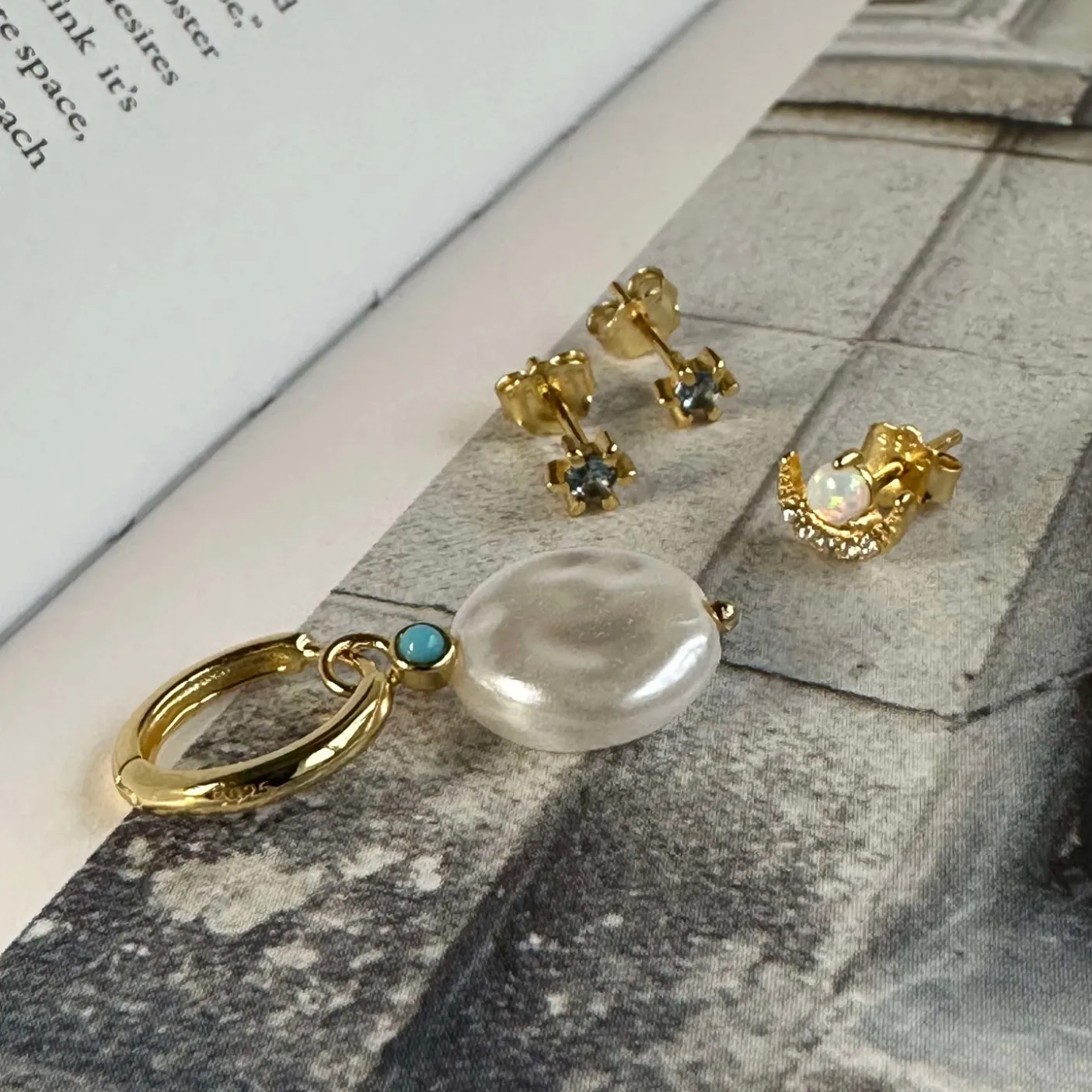 Mix box OLYMPIA med 4 øreringe - Sterling Silver