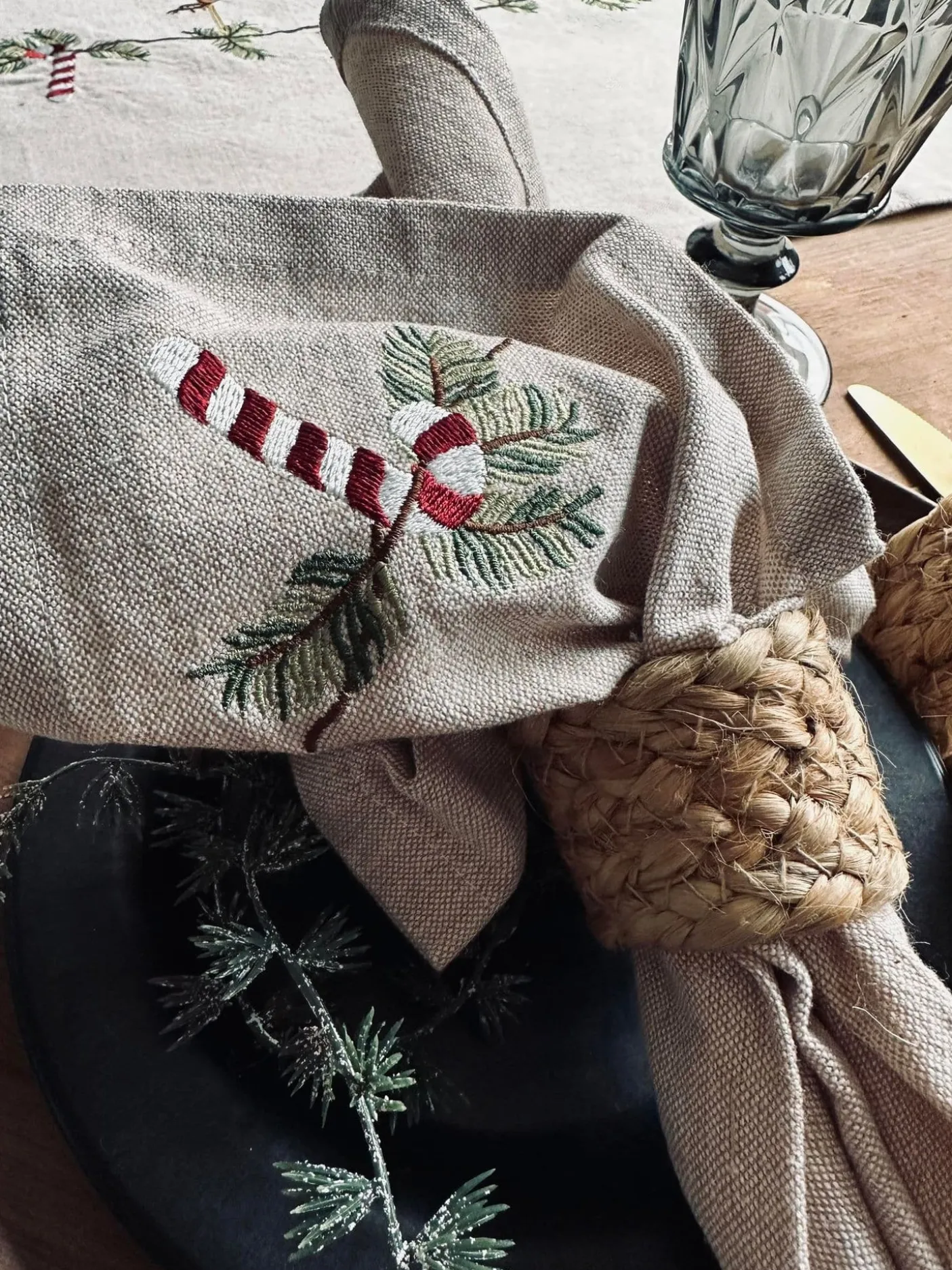 Mundservietter Jul Nostalgi - 4 stk