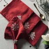 Mundservietter Rød Jul - 4 stk