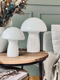 Mushroom Elsa - Hvid 24 cm