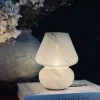 Mushroom Small - Grå mundblæst glas