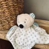 Nusseklud til baby - Lyseblå