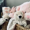 Nusseklud til baby - Lyserød