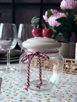 Opbevaringsglas med kirsebær - 1200ml