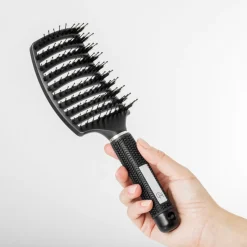 Paddle hårbørste