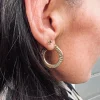 Øreringe Chloe small Sterling Silver 18K forgyldt