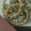 Øreringe INA Hoops Large - 18K forgyldt