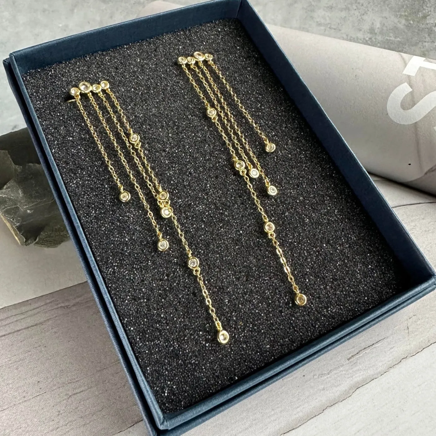 Øreringe Winona forgyldt Sterling Silver