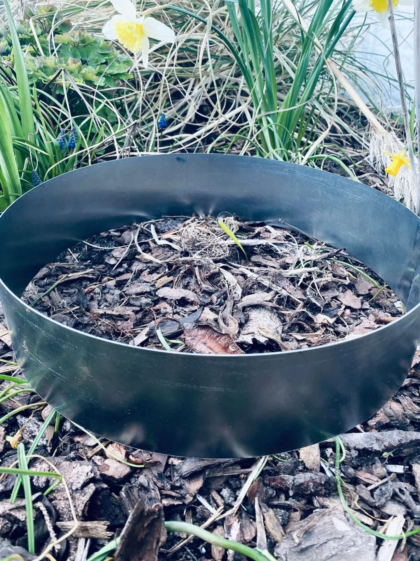 Ring til spejlbassin - Dia 33 Corten Rust