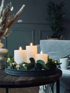 Rund fad / bakke i beton look - Stor