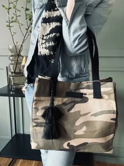 Shopper ARMY Canvas Small
