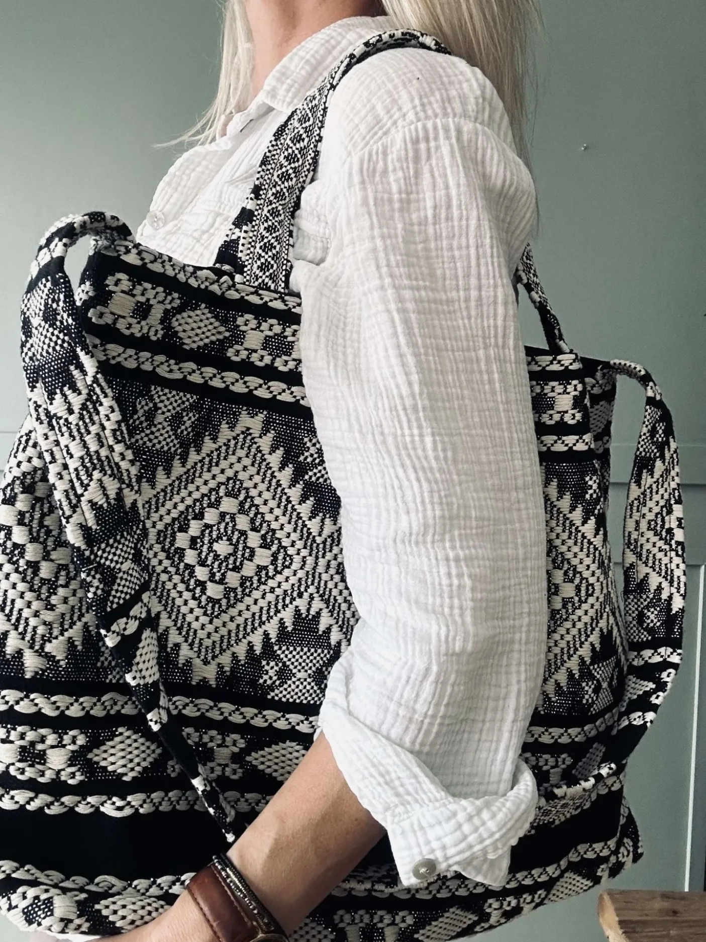 Shopper Black boheme – Perfekt til yoga