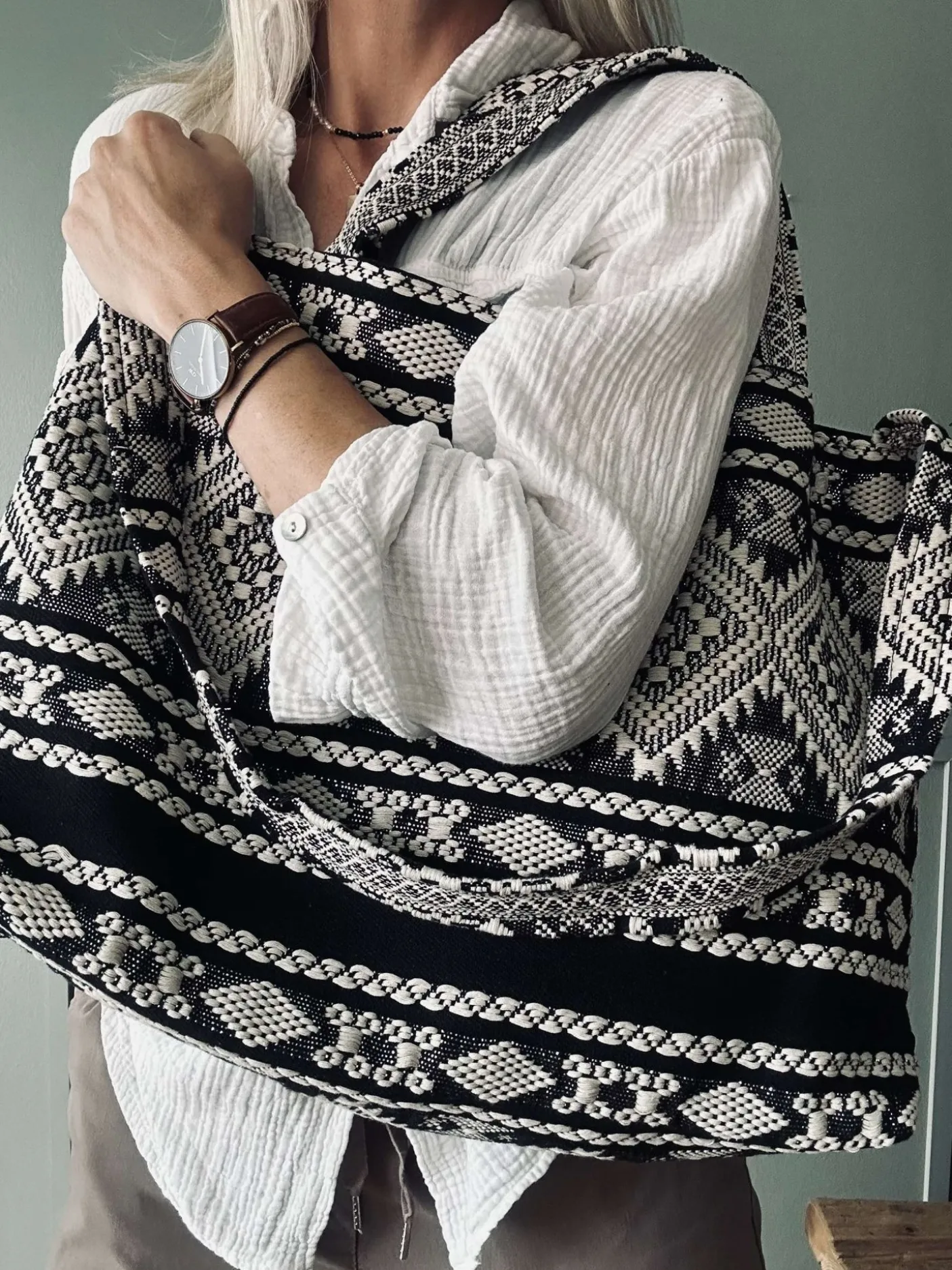 Shopper Black boheme – Perfekt til yoga