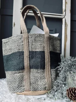 Shopper i kraftig Jute - Natur