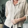 Skjorte Milla - Hørmix beige