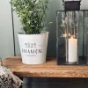 Skjuler til blomster - Hvid