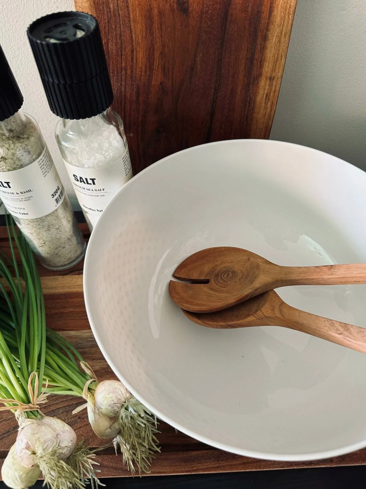 Skål 25 cm – White Melamin