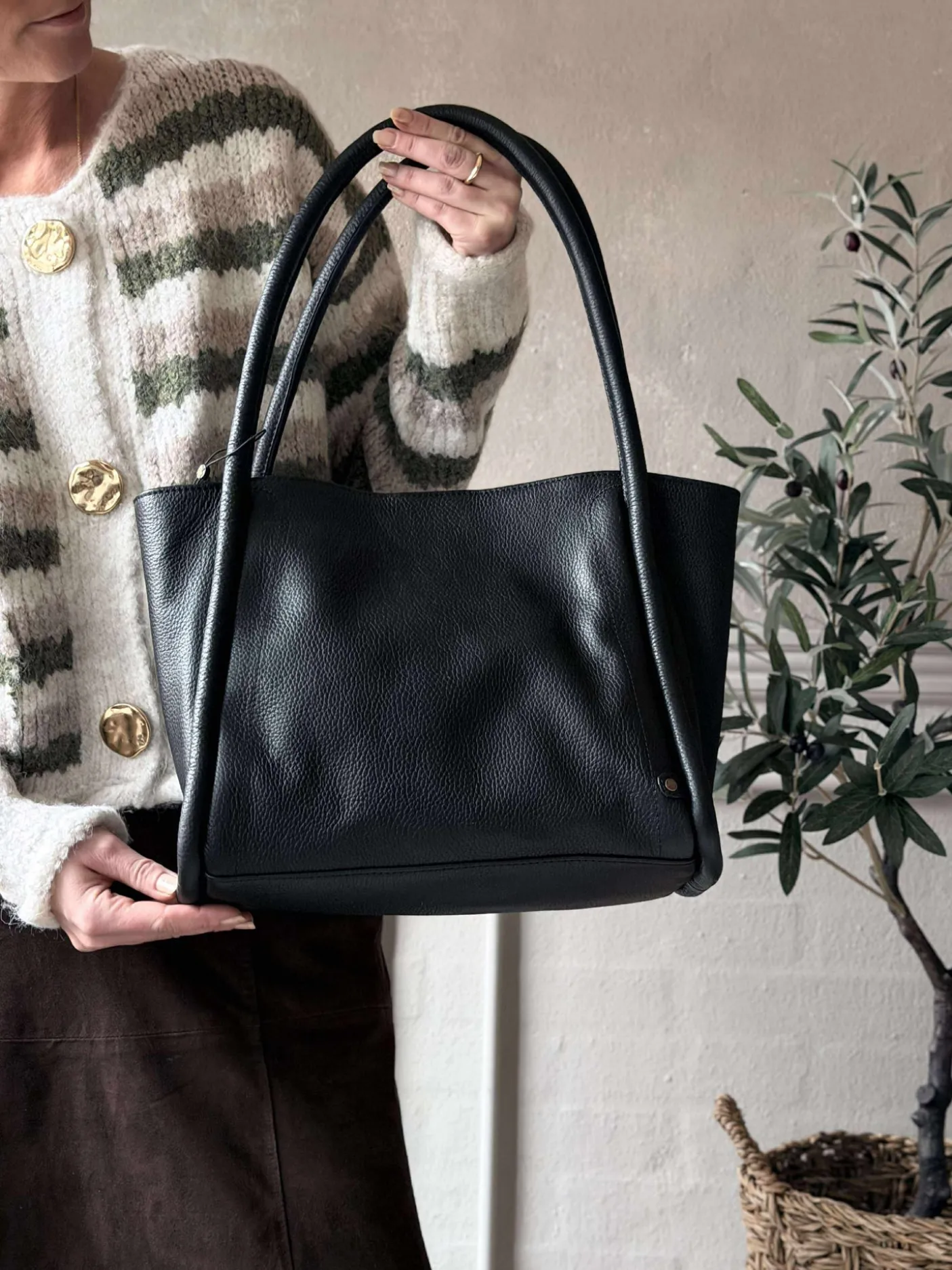 Skuldertaske black