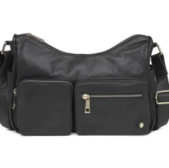 Skuldertaske Sienna - Black gold